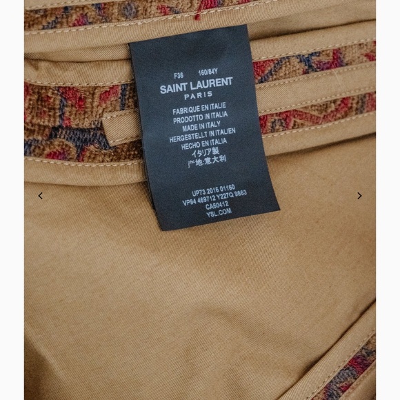 Saint Laurent Marrakech Jacket, Size 36 FR - Picture 12 of 16